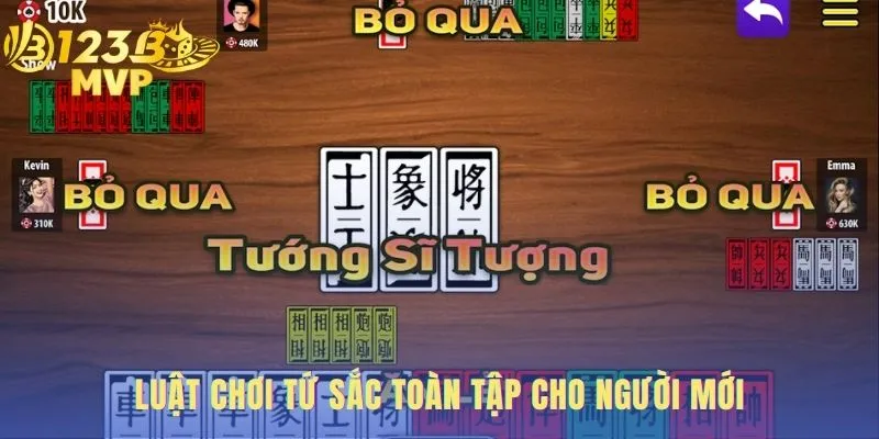 Luật chơi bài tứ sắc ưu tiên ăn Chẵn trước khi tạo bộ Lẻ